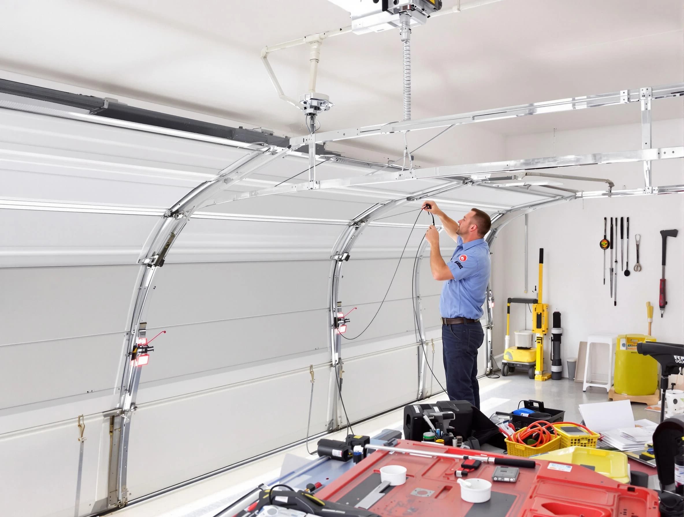 Garage door cable repair service by Hooper Garage Door Repair in Hooper
