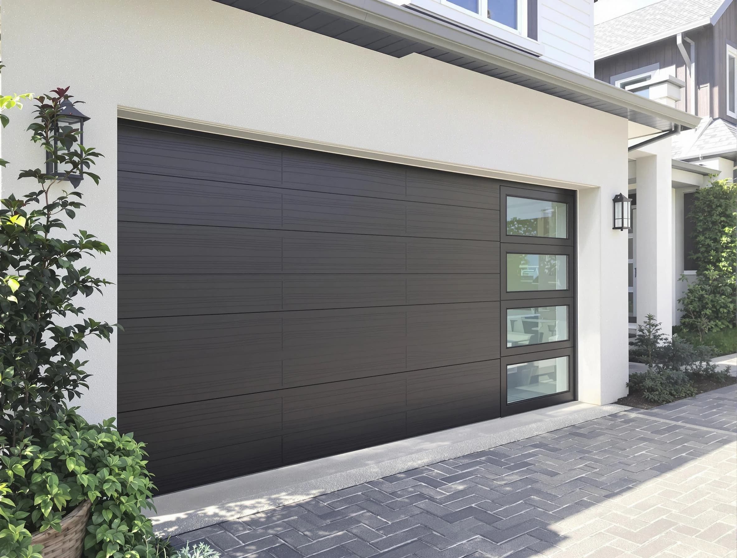 Custom garage door installation by Hooper Garage Door Repair in Hooper