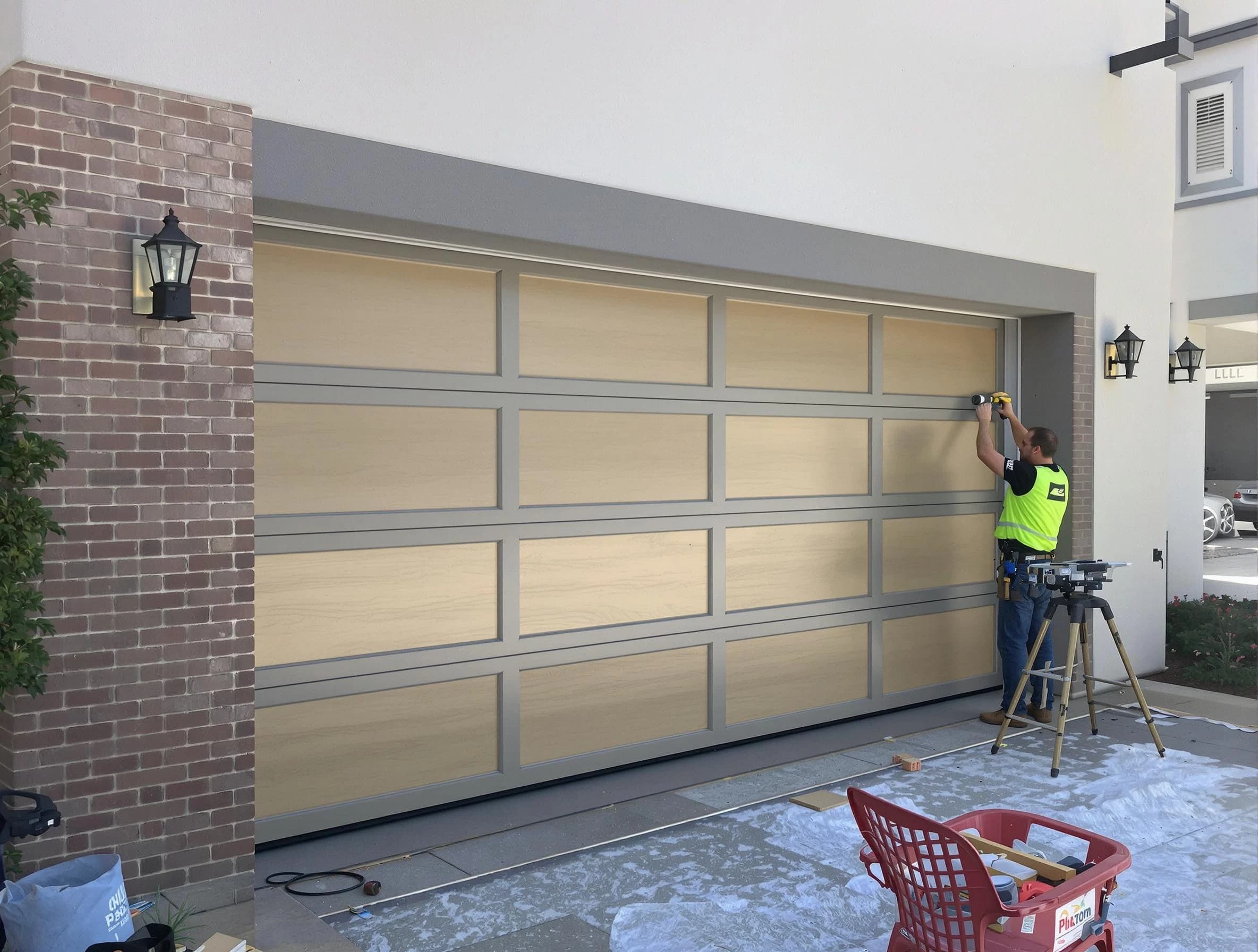 Garage door replacement service by Hooper Garage Door Repair in Hooper