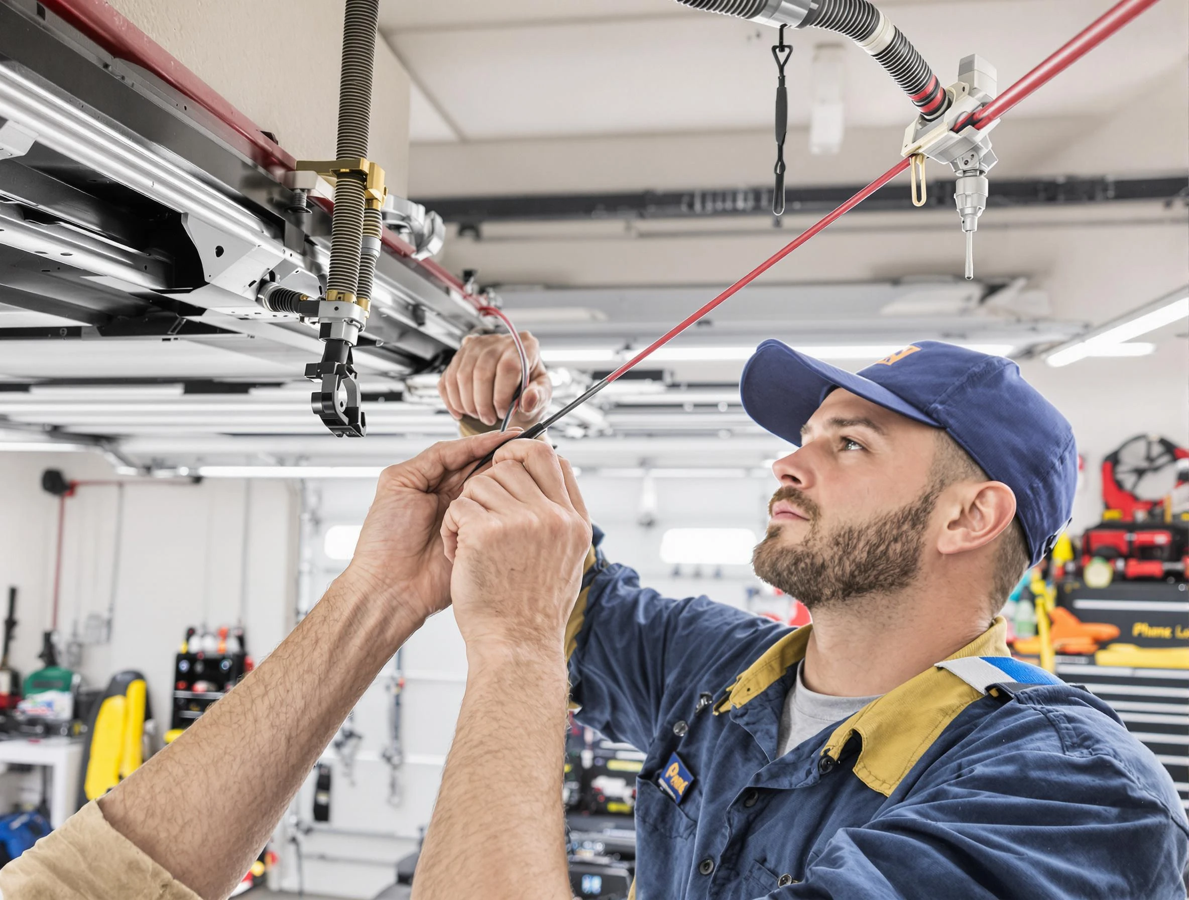 Garage Door Cable Repair in Hooper