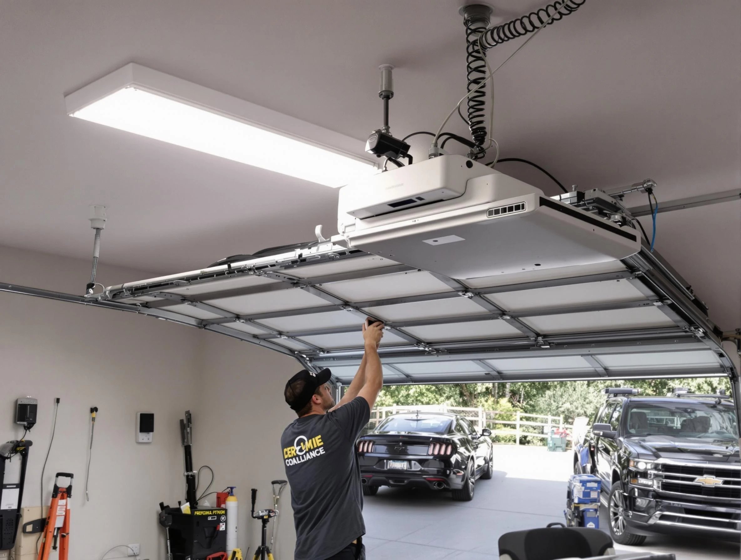 Garage Door Opener Installation in Hooper