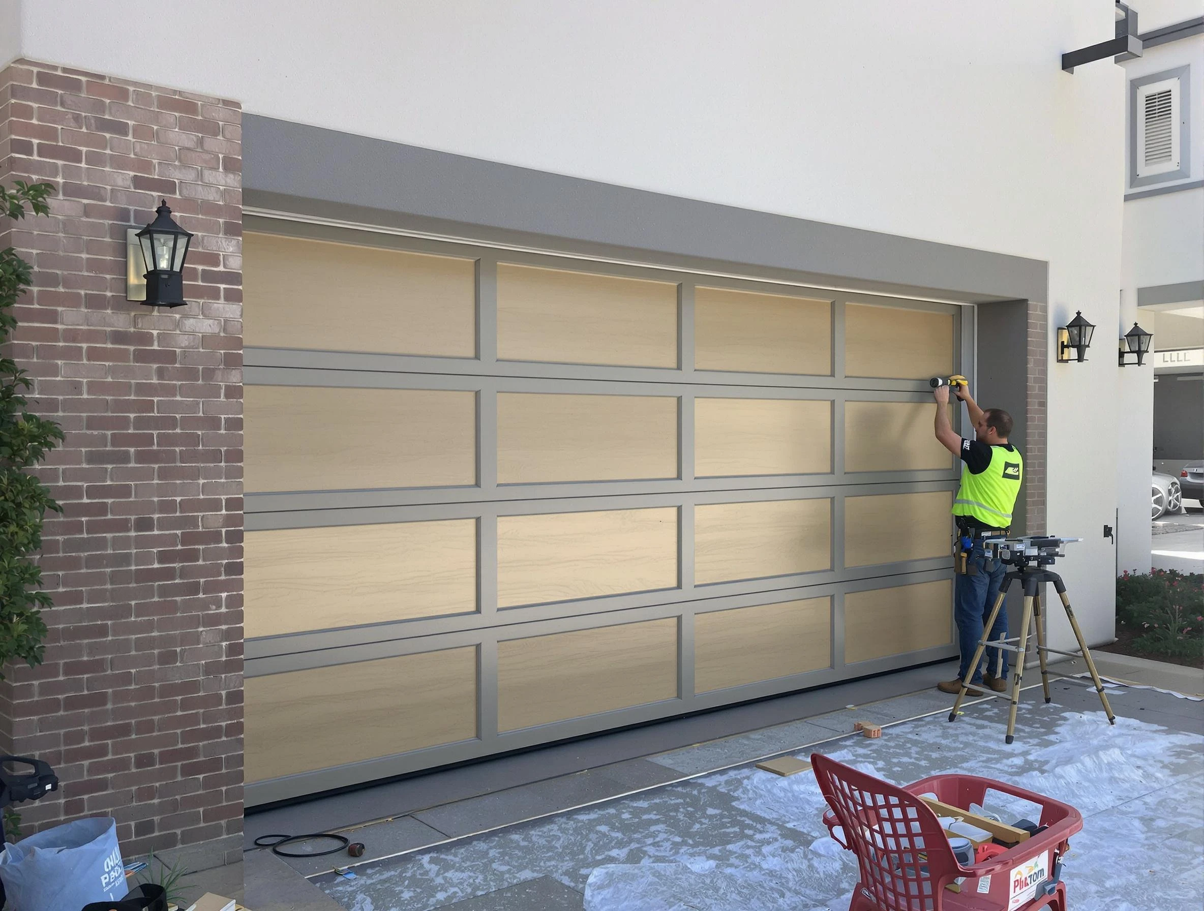 Garage door replacement service by Hooper Garage Door Repair in Hooper