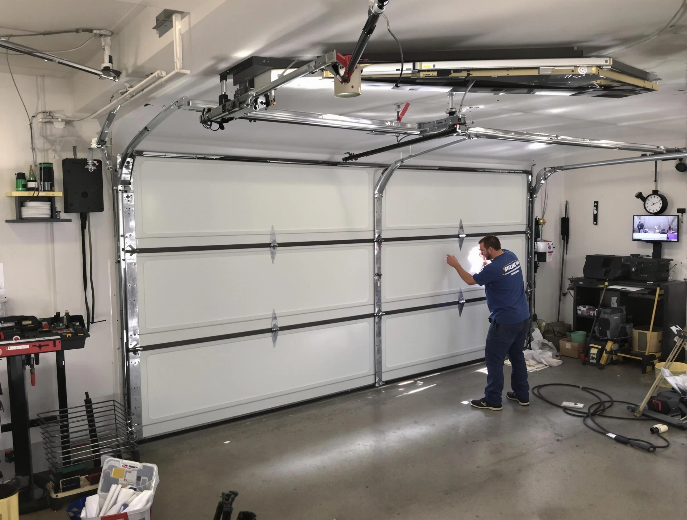 Professional garage door repair service by Hooper Garage Door Repair in Hooper