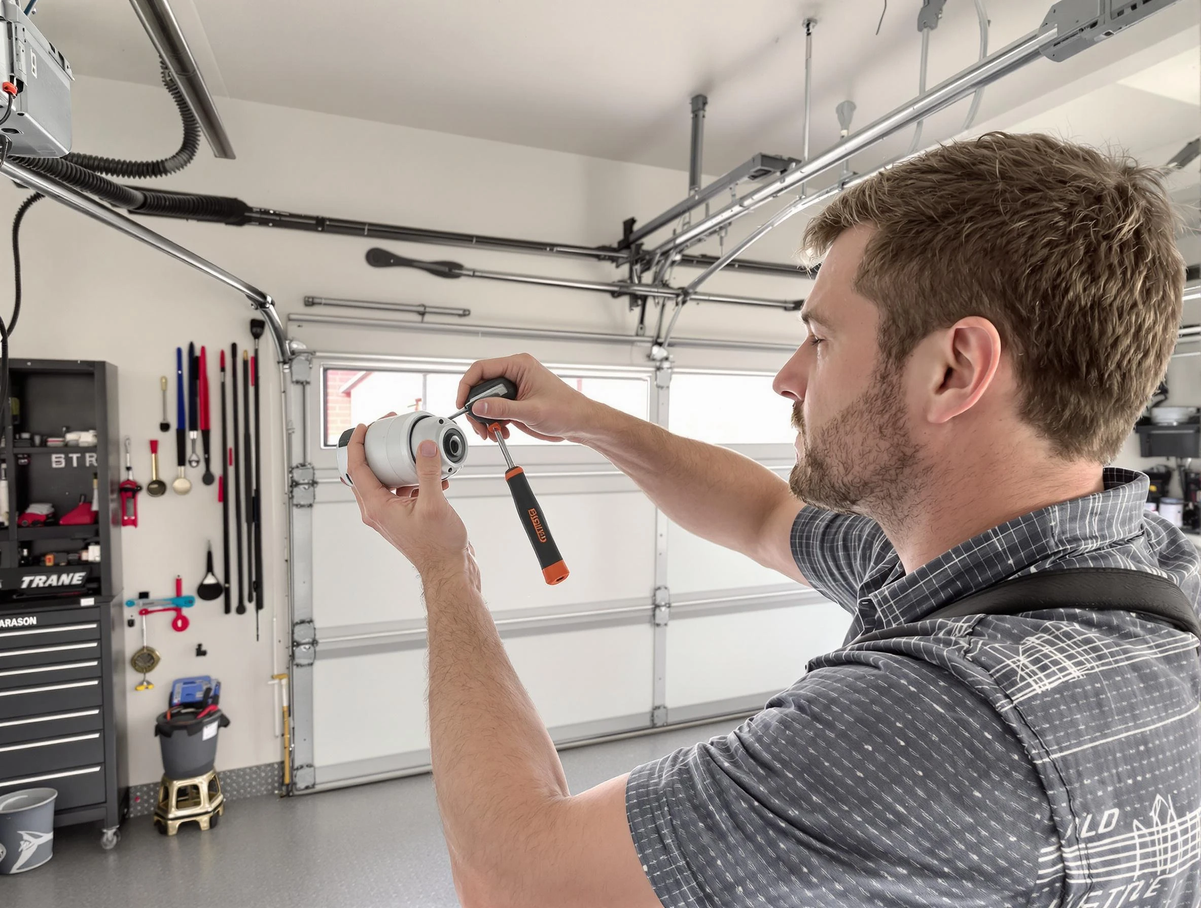 Garage door opener repair service by Hooper Garage Door Repair in Hooper